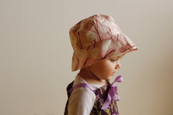 Baby girl with colorful hat